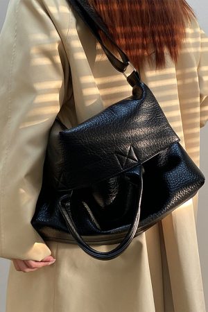 Retro Handheld Large Capacity Tote Bag for Women - Stylish Commuting Shoulder Crossbody Bag - 2025 Niche Design