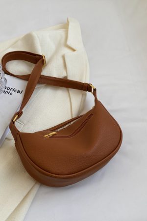 Retro High-End Fashion Small Saddle Bag for Women - Minimalist Casual Shoulder Bag for Autumn & Winter 2025, Trendy Versatile Design