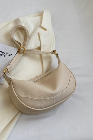 Retro High-End Fashion Small Saddle Bag for Women - Minimalist Casual Shoulder Bag for Autumn & Winter 2025, Trendy Versatile Design