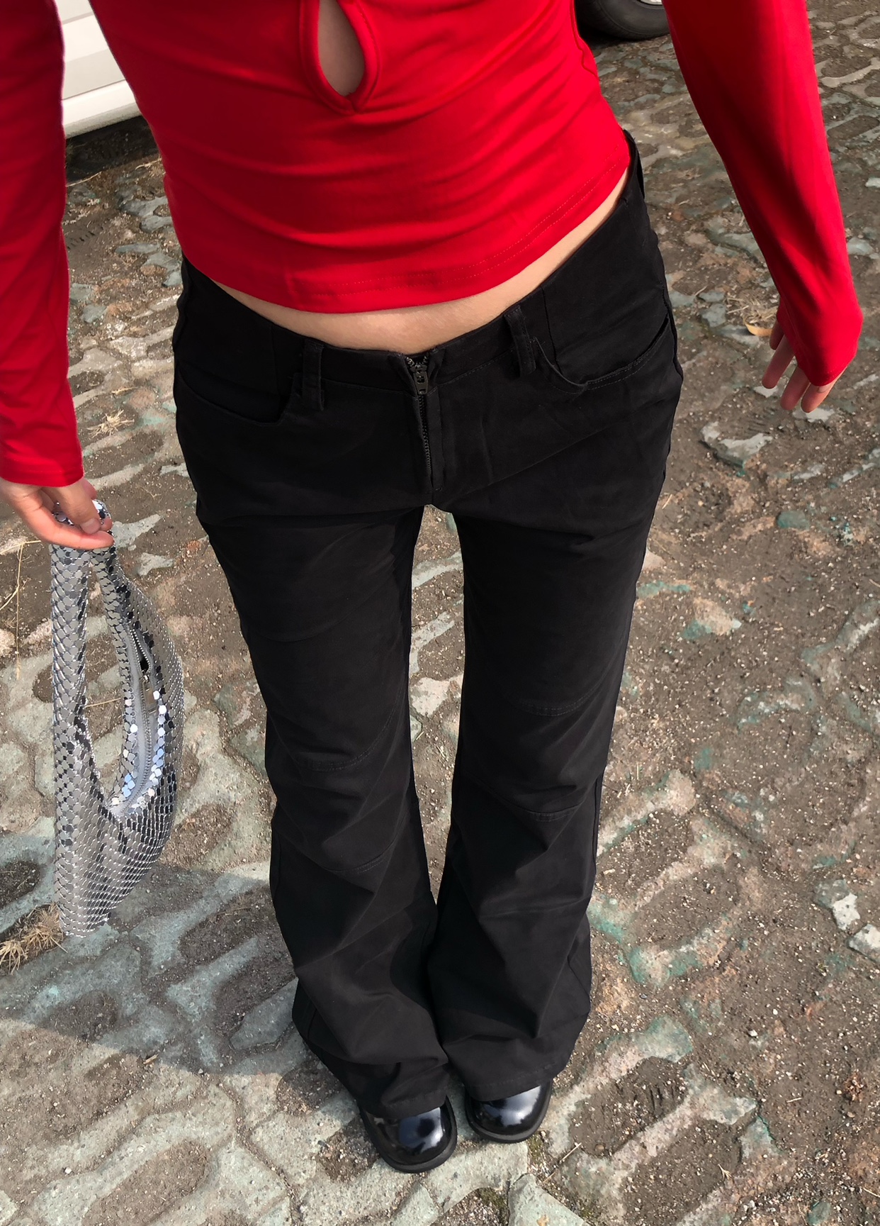 Retro High-Waisted Slim-Fit Leggings for Women - High Elasticity Casual Cotton Pants with Spicy Detail - Versatile American Style Retro High-Waisted Slim-Fit Leggings for Women - High Elasticity Casual Cotton Pants with Spicy Detail - Versatile American Style