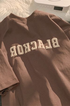 Retro Japanese-Style Pure Cotton Short Sleeve T-Shirt for Men & Women, Plus Size, Loose-Fitting Harajuku Couple Fashion