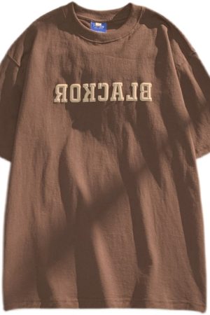 Retro Japanese-Style Pure Cotton Short Sleeve T-Shirt for Men & Women, Plus Size, Loose-Fitting Harajuku Couple Fashion