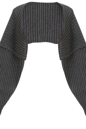 Retro Knitted Cardigan for Women - Loose High-Waisted Short Shawl Coat in European and American Style, Versatile Fashion Essential