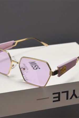 Retro Polygonal Slimming Sunglasses for Men and Women - High-End Punk Style Hip-Hop Party Eyewear