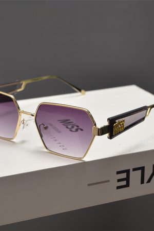 Retro Polygonal Slimming Sunglasses for Men and Women - High-End Punk Style Hip-Hop Party Eyewear