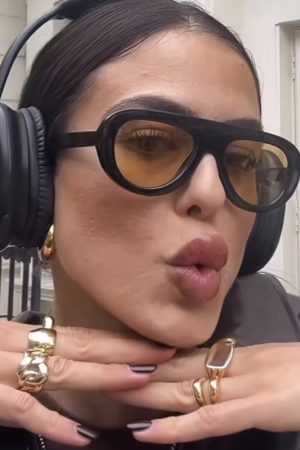 Retro Round Face Frog Sunglasses in Orange Tea Color - Unisex Slimming Fashion for Hip-Hop & Party Style