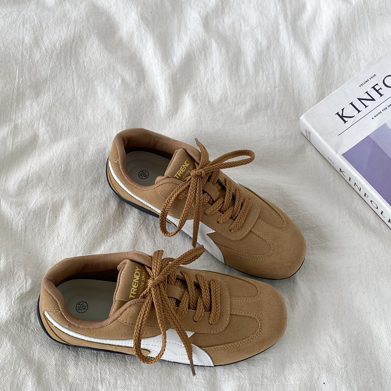 Retro Soft Sole Blue Sports Shoes for Women - Casual Flat A-Gan Racing Sneakers - 2025 Spring Collection Retro Soft Sole Blue Sports Shoes for Women - Casual Flat A-Gan Racing Sneakers - 2025 Spring Collection