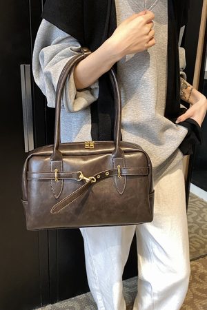 Retro Underarm Bag for Women - 2025 Stylish Handheld Shoulder Tote, Fashionable Pillow Bag for Spring and Summer Commuting