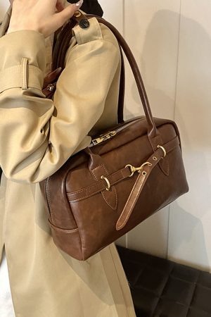 Retro Underarm Bag for Women - 2025 Stylish Handheld Shoulder Tote, Fashionable Pillow Bag for Spring and Summer Commuting