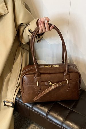 Retro Underarm Bag for Women - 2025 Stylish Handheld Shoulder Tote, Fashionable Pillow Bag for Spring and Summer Commuting