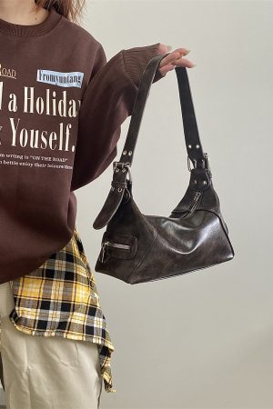 Retro Wasteland Style Women's Underarm Bag - Small Commuting Shoulder Tote - 2025 Niche Design