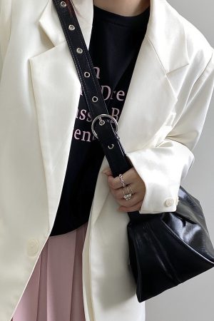 Retro Wide Shoulder Strap Tote Bag for Women - Spring Summer 2025 Cool Crossbody Design