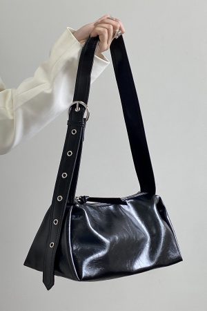 Retro Wide Shoulder Strap Tote Bag for Women - Spring Summer 2025 Cool Crossbody Design