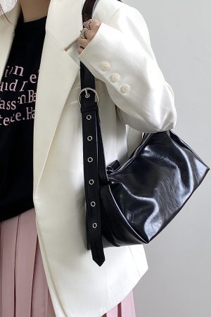 Retro Wide Shoulder Strap Tote Bag for Women - Spring Summer 2025 Cool Crossbody Design