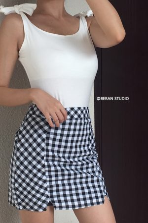Sexy Shoulder Tie Bow Waist-Cinching Slimming Jumpsuit Tank Top - European and American Style Fashion