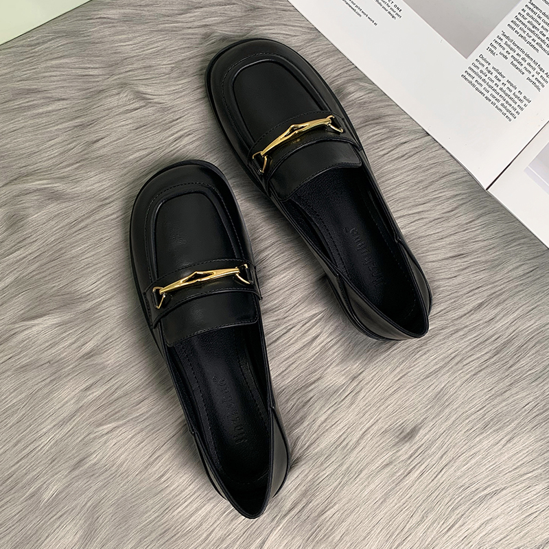 Sheepskin Flat Shoes for Women - 2025 Spring Autumn Evening Style - French Single Shoes for Skirts - Chic & Comfortable Fashion Footwear Sheepskin Flat Shoes for Women - 2025 Spring Autumn Evening Style - French Single Shoes for Skirts - Chic & Comfortable Fashion Footwear