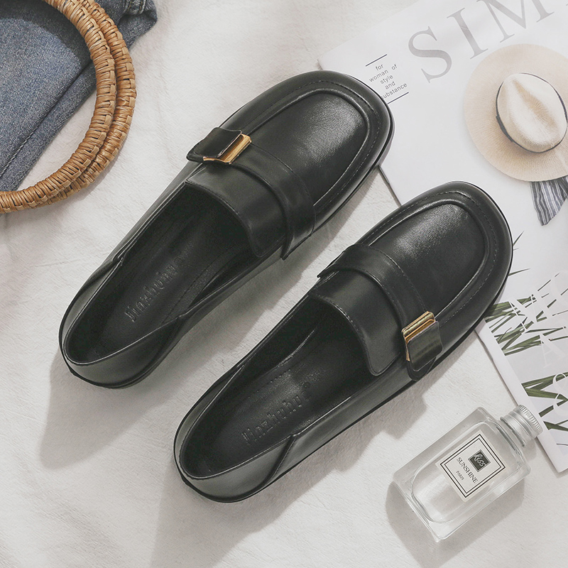 Sheepskin Flat Shoes for Women - 2025 Spring Autumn Evening Style - French Single Shoes for Skirts - Chic & Comfortable Fashion Footwear Sheepskin Flat Shoes for Women - 2025 Spring Autumn Evening Style - French Single Shoes for Skirts - Chic & Comfortable Fashion Footwear