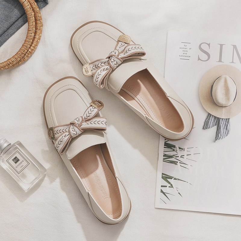 Sheepskin Flat Shoes for Women - 2025 Spring Autumn Evening Style - French Single Shoes for Skirts - Chic & Comfortable Fashion Footwear Sheepskin Flat Shoes for Women - 2025 Spring Autumn Evening Style - French Single Shoes for Skirts - Chic & Comfortable Fashion Footwear