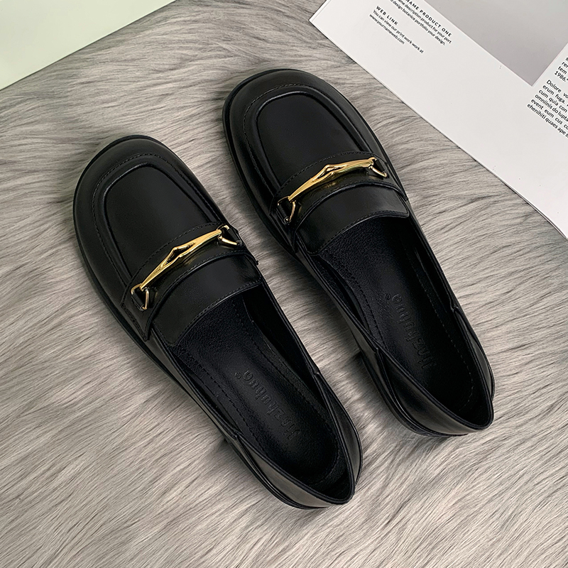 Sheepskin Flat Shoes for Women - 2025 Spring Autumn Evening Style - French Single Shoes for Skirts - Chic & Comfortable Fashion Footwear Sheepskin Flat Shoes for Women - 2025 Spring Autumn Evening Style - French Single Shoes for Skirts - Chic & Comfortable Fashion Footwear