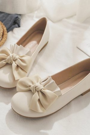 Sheepskin Gentle Evening Wind Style Skirt & Flat Fairy Shoes - Two-Way French Temperament for Spring & Autumn Fashion