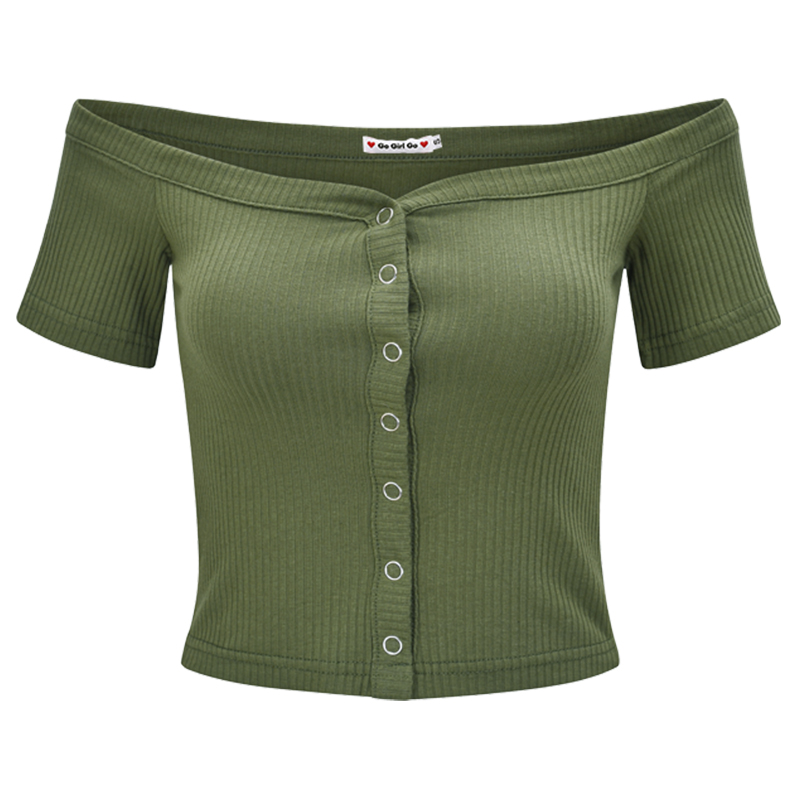 Slim Fit One-Shoulder Ribbed Crop Top T-Shirt for Women - European American Style, Short Sleeve, High Waist, Stretchy Fashion Top Slim Fit One-Shoulder Ribbed Crop Top T-Shirt for Women - European American Style, Short Sleeve, High Waist, Stretchy Fashion Top