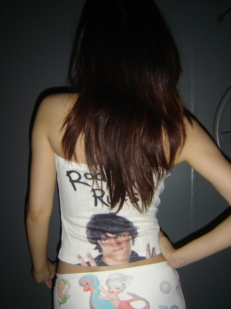 Slim Fit Strapless Crop Top - 2025 Summer American Vintage Portrait Print, Y2K Style, Trendy Summer Fashion Slim Fit Strapless Crop Top - 2025 Summer American Vintage Portrait Print, Y2K Style, Trendy Summer Fashion