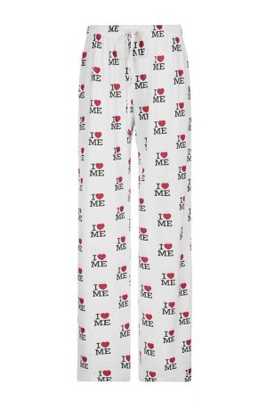 Slimming High Elastic Printed Wide-Leg Pants - Casual Versatile Floor-Length Trousers for Comfortable Lazy Style