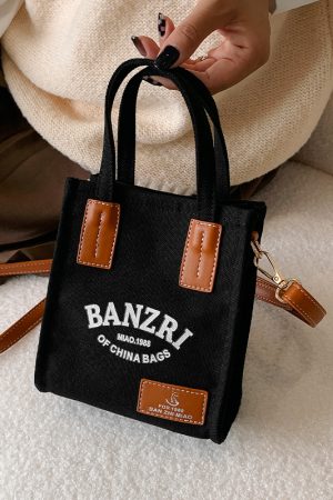 Small Canvas Handbag for Women - Versatile Casual Crossbody Bag for Spring/Summer 2025, Niche Instagram Fashion