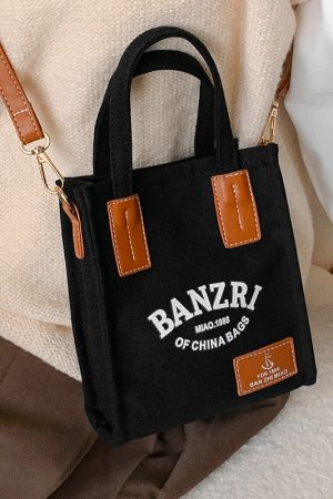 Small Canvas Handbag for Women - Versatile Casual Crossbody Bag for Spring/Summer 2025, Niche Instagram Fashion