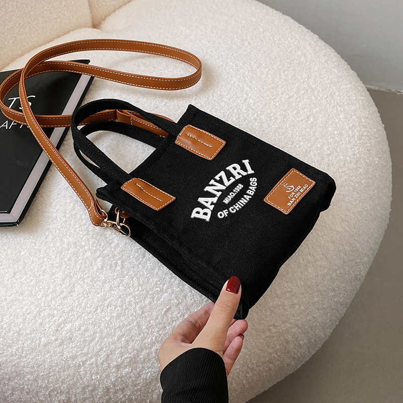 Small Canvas Handbag for Women - Versatile Casual Crossbody Bag for Spring/Summer 2025, Niche Instagram Fashion Small Canvas Handbag for Women - Versatile Casual Crossbody Bag for Spring/Summer 2025, Niche Instagram Fashion