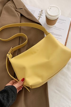 Soft Leather Casual Small Bag for Women - Retro Spring/Summer 2025 Trendy Versatile Crossbody Shoulder Bag