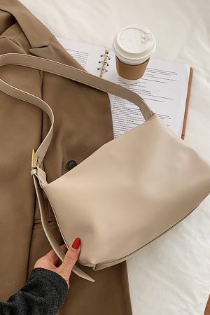 Soft Leather Casual Small Bag for Women - Retro Spring/Summer 2025 Trendy Versatile Crossbody Shoulder Bag