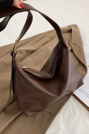 Soft Leather Casual Small Bag for Women - Retro Spring/Summer 2025 Trendy Versatile Crossbody Shoulder Bag