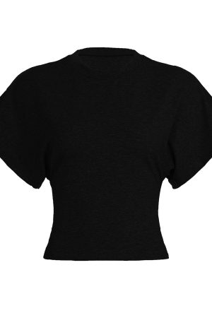 Solid Color Versatile Round Neck Pullover Short Sleeve T-Shirt for Women with Loose Waist Design - Slimming Fit, Casual Essential