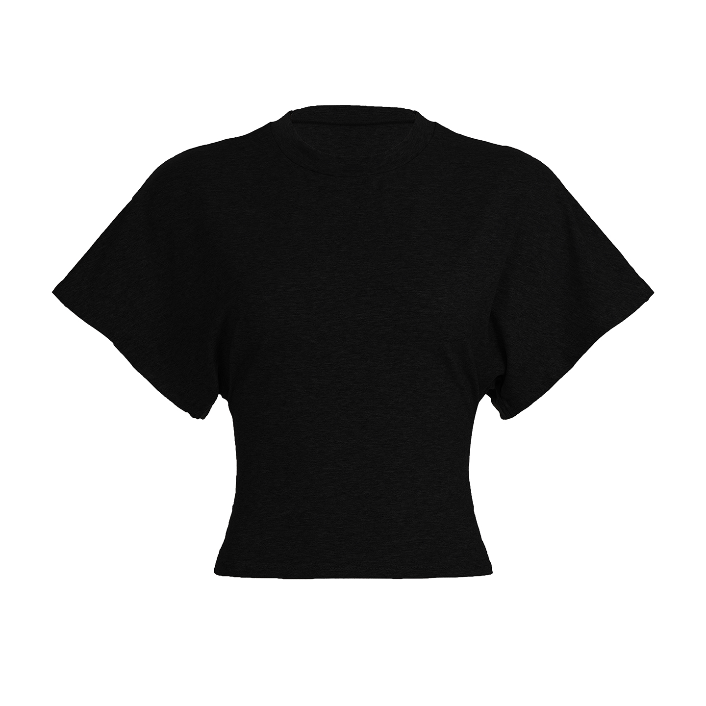 Solid Color Versatile Round Neck Pullover Short Sleeve T-Shirt for Women with Loose Waist Design - Slimming Fit, Casual Essential Solid Color Versatile Round Neck Pullover Short Sleeve T-Shirt for Women with Loose Waist Design - Slimming Fit, Casual Essential