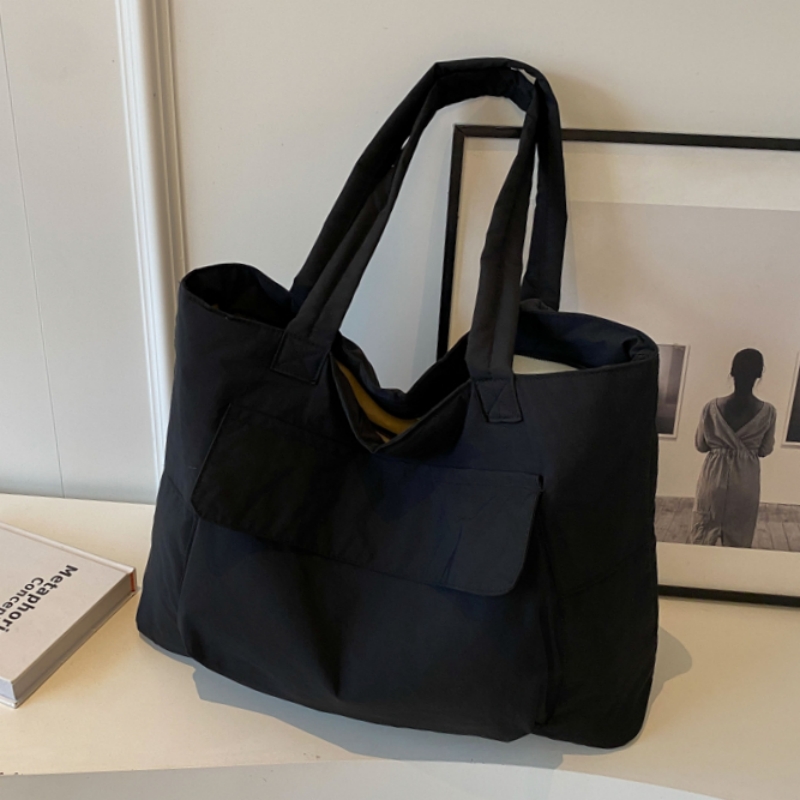 Spring Large Capacity Canvas Tote Bag for Women, Casual Minimalist Commuting Shoulder Bag, Versatile Student Book Bag Spring Large Capacity Canvas Tote Bag for Women, Casual Minimalist Commuting Shoulder Bag, Versatile Student Book Bag