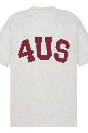 Spring Summer Patch Embroidered Suede Logo Loose Basic Couple T-Shirt - Trendy Short Sleeve Top for Casual Style