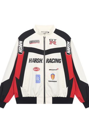 Street Racing Jacket - Harsh and Cruel Design, Urban Style, Trendy Fashion Outerwear