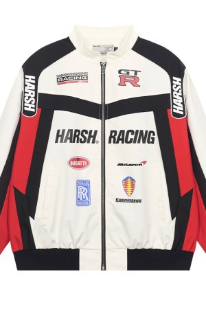 Street Racing Jacket - Harsh and Cruel Design, Urban Style, Trendy Fashion Outerwear