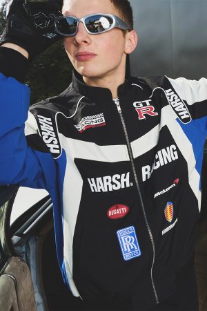 Street Racing Jacket - Harsh and Cruel Design, Urban Style, Trendy Fashion Outerwear