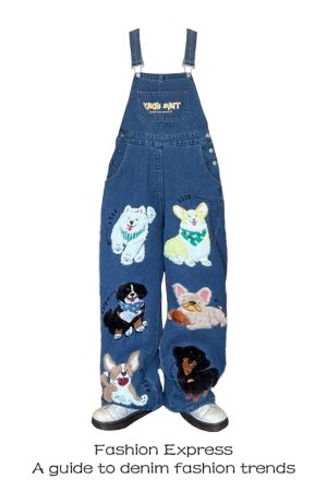 Stylish Loose BF Style Suspenders Pants for Women, Retro American & Japanese Cute Jumpsuit Trend, Spring & Autumn Fashion