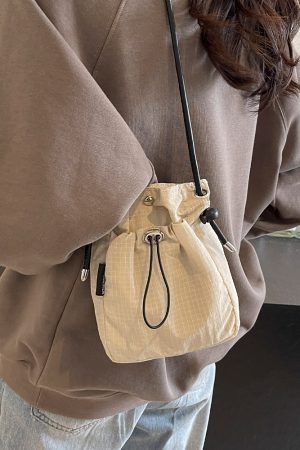 Summer 2025 Women's Casual Crossbody Bag, Trendy Bucket Shoulder Bag for Phones, Stylish Leisure Tote