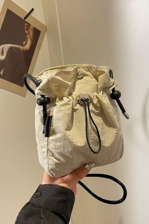 Summer 2025 Women's Casual Crossbody Bag, Trendy Bucket Shoulder Bag for Phones, Stylish Leisure Tote