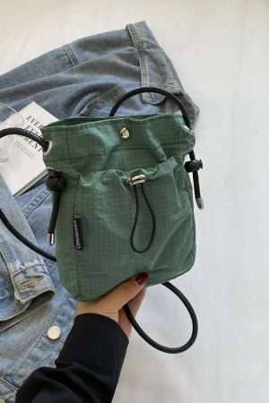 Summer 2025 Women's Casual Crossbody Bag, Trendy Bucket Shoulder Bag for Phones, Stylish Leisure Tote