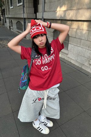 Summer American Vintage Camouflage Loose Wide-Leg Three-Quarter Pants with Letter Embroidery for Men and Women