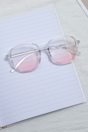 Summer Blush Large Frame Sunglasses for Women - Face Slimming, Versatile Fresh Style, Ideal for Students