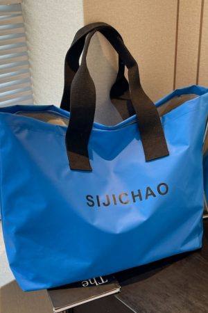 Summer Candy Color Nylon Tote Bag for Women - Large Capacity Versatile Shoulder Bag for Short Trips and Commuting