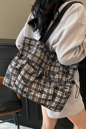 Summer Floral Tote Bag for Women - Large Capacity Canvas Shoulder Bag, Stylish Commuter & Student Essential, 2025 Trend