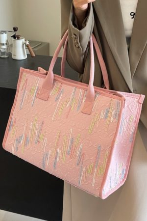 Summer Large Capacity Women's Travel Tote Bag - Chic Shoulder Bag for Commuting, Shopping, and Short Trips