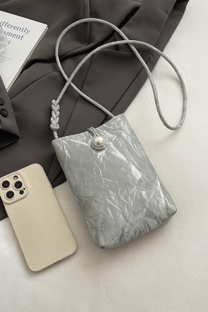 Summer Lightweight Chinese Style Crossbody Phone Bag for Women - 2025 Yellow National Wind Small Purse